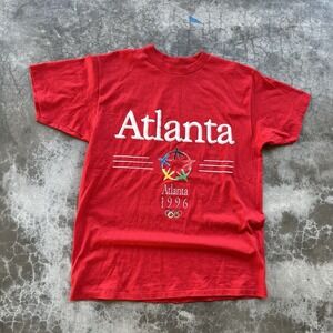 Vintage Atlanta Olympics 1996 Graphic Tee Shirt XL single Stitch USA